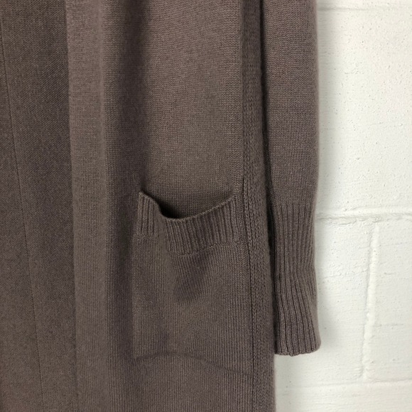 Athleta Womens Spirit Wrap Cashmere Wool Cardigan Size XXS‎ Brown Quiet Luxury - Picture 7 of 10